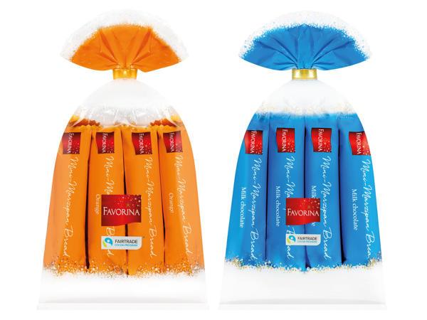 Міні- Марципан з апельсином Favorina Mini Edelmarzipan-brot 200 г Німеччина