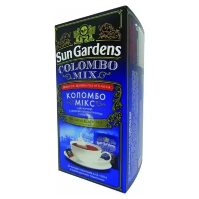 Чай особливий чорний Sun Gardens Colombo Special Black 25пак. 50г