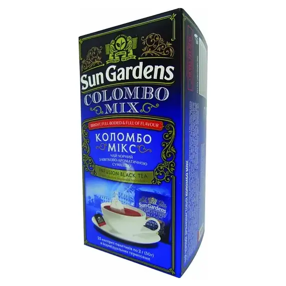 Чай особливий чорний Sun Gardens Colombo Special Black 25пак. 50г