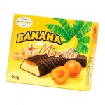 Цукерки шоколадні Banana Marille (Бананове суфле з абрикосом) Hauswirth Австрія 150 г