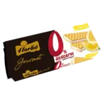 Вафлі лимонні БЕЗ САХАРА Florbu Gourmet Limon 0% azucares 150 г Іспанія
