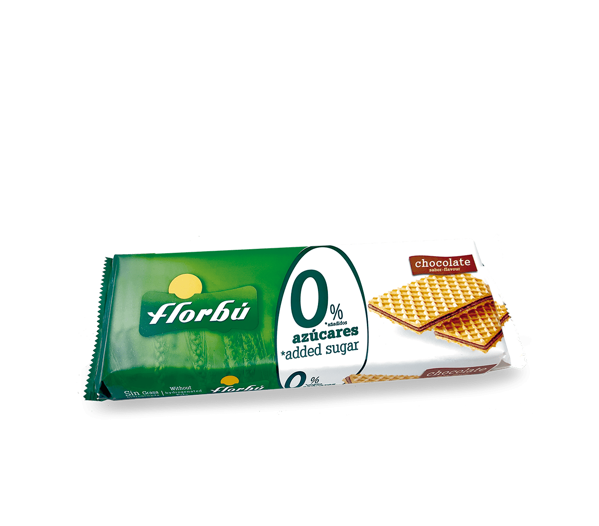 Вафлі шоколадні БЕЗ ЦУКРУ Florbu Gourmet Chocolate 0% azucares 150г Іспанія