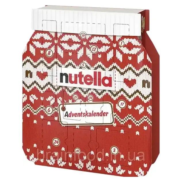 Адвент календар Nutella Adventskalendar 528г (20 штук) Італія