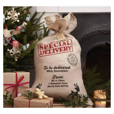 Мішок Санти з подарунками червоний Special Delivery (9 штук) Італія