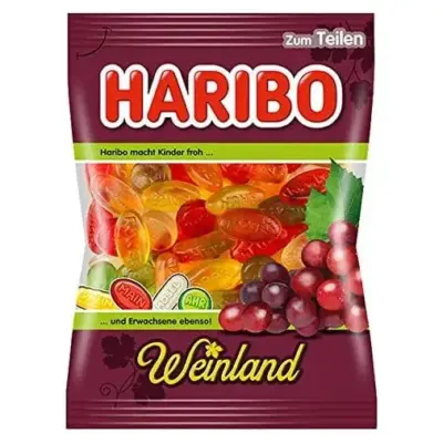Желейні цукерки Haribo Weinland (Винна країна) Німеччина 175 г