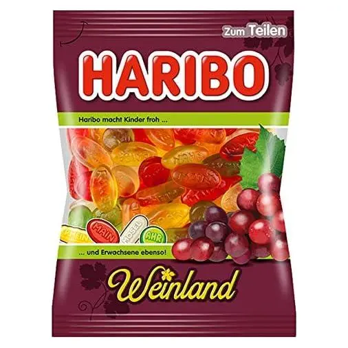 Желейні цукерки Haribo Weinland (Винна країна) Німеччина 175 г