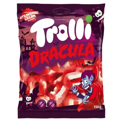 Желейні цукерки "Зуби Дракули" Trolli Dracula Німеччина 150г