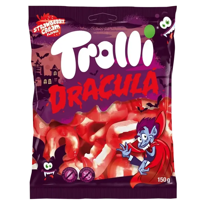 Желейні цукерки “Зуби Дракули” Trolli Dracula Німеччина 150г