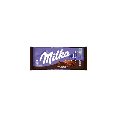 Шоколад молочний Milka Crema cu Cacao Швейцарія 100 г