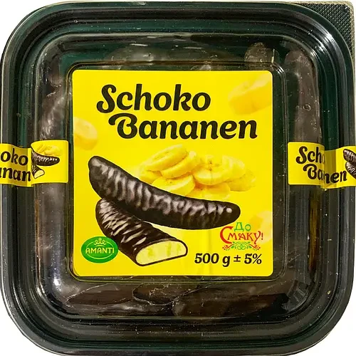Банан в шоколаде "Shoko Banan" Amanti, 500г
