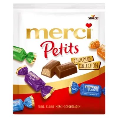 Шоколадні цукерки Storck Merci Petits Chocolate Collection 125г Німеччина
