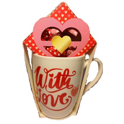 Подарунковий набір Чашка+цукерки пралине 50г  Becky's Loveu Нідерланди