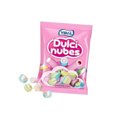 Зефір Маршмеллоу БЕЗ ГЛЮТЕНУ Vidal Dulci Nubes 50г Іспанія