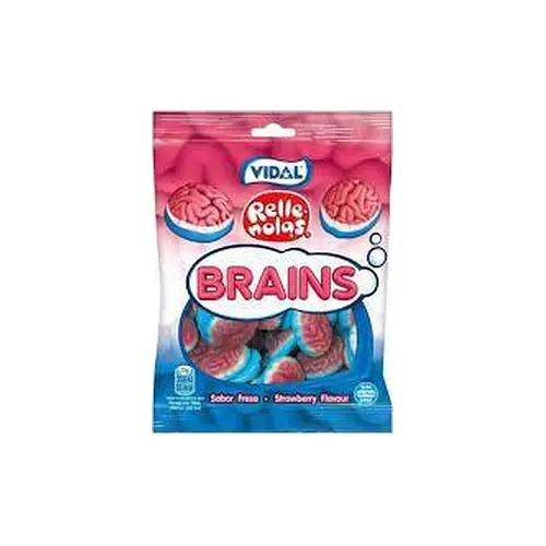 Желейні цукерки Мозки БЕЗ ГЛЮТЕНУ Vidal Relle Nolas Brains 90г Іспанія