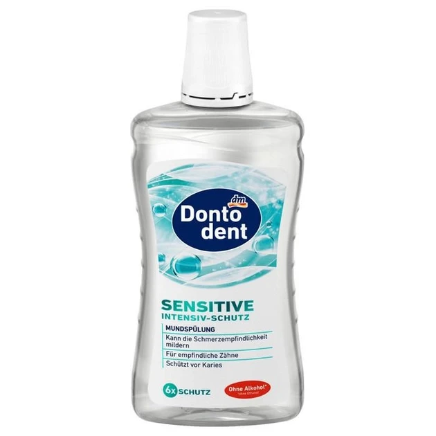 Ополіскувач для чутливих зубів Dontodent Sensitive Intensive-Schutz 500мл Німеччина