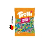 Цукерки желейні Кольорові Змійки БЕЗ ГЛЮТЕНУ Trolli Culebras 1000г Іспанія