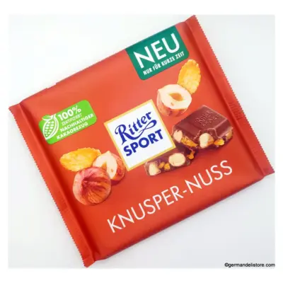Шоколад Ritter sport Knusper-Nuss 100г Німеччина