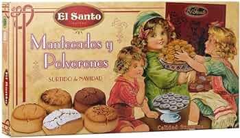 Печиво з мигдалевим борошном пісочне асорті El Santo Mantecados y Polvorones 300 г Іспанія