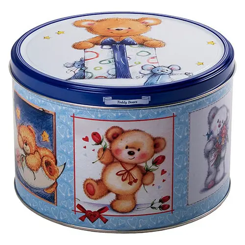 Печиво вершкове Плюшеві Ведмедики Jacobsens BakeryTeddy Bears у ж/б 300 г Данія