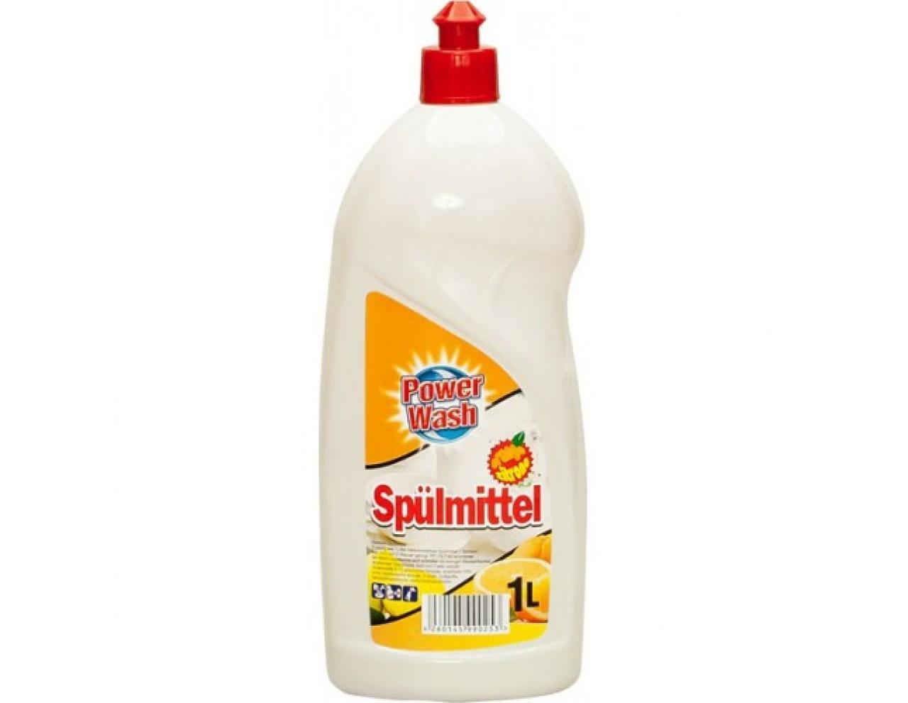 Засіб для миття посуду Цитрусовий Power Wash Spulmittel Orange Zitrone 1л Німеччина