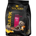 Цукерки асорті темного шоколаду Socado Dark Chocolate Arancia Cacao e Mandorla 230г Італія