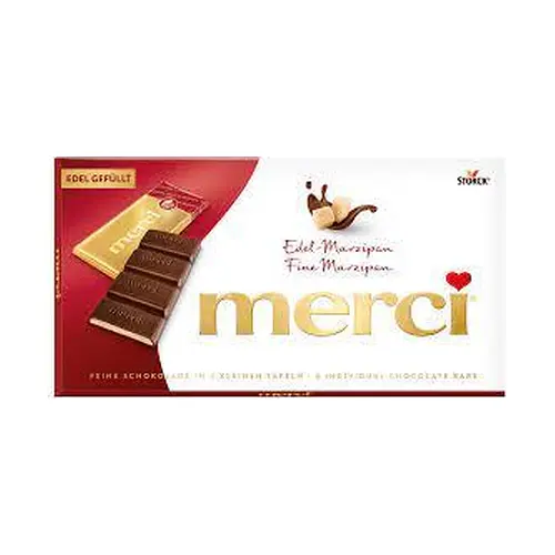 Шоколад Марципан Storck Merci Chocolate Bar — Fine Marzipan 112 г Німеччина