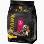 Цукерки асорті темного шоколаду Socado Dark Chocolate Arancia Cacao e Mandorla 230г Італія