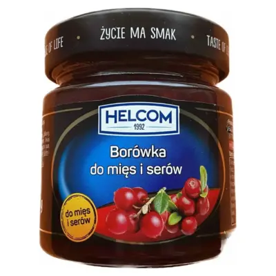 Соус Брусничний до м'яса та сирів Helcom Browka do mies i serow 210г Польща