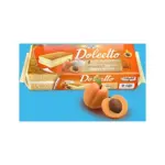 Тістечне бісквітне з абрикосовим кремом БЕЗ ЛАКТОЗИ Freddi Dolcetto all’Abricocca (8*25г) 200г Італія