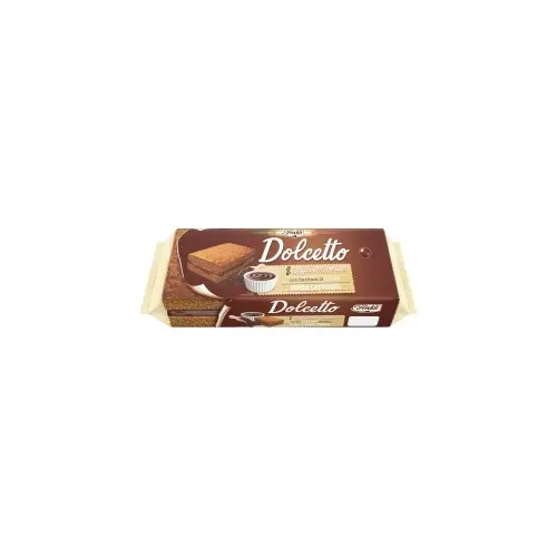 Тістечне бісквітне з шоколадним кремом БЕЗ ЛАКТОЗИ Freddi Dolcetto al Cacao (8*25г) 200г Італія