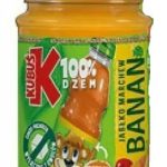 Джем із Банану, моркви та яблук з низьким вмістом цукру Kubus Dzem z Marchwi, Bananow i Jablek 235г Польща