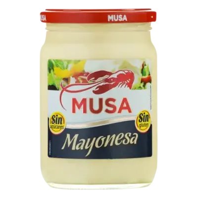 Майонез БЕЗ ЦУКРУ БЕЗ ГЛЮТЕНУ Musa Mayonesa 450мл Іспанія