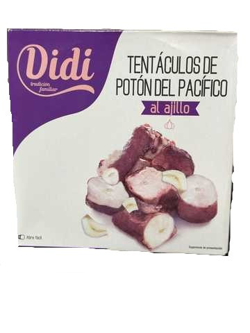 Восьминіг шматочками із часником Didi Tentaculos de poton del pacifico al ajillo 266г Іспанія