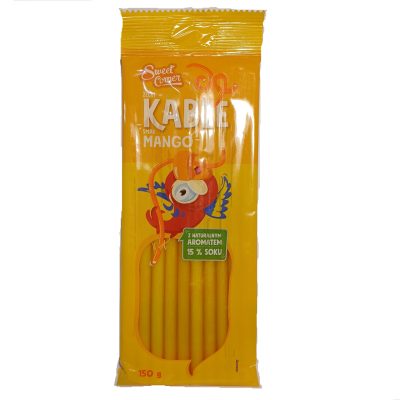 Желейні цукерки зі смаком манго Sweet Corner Zelki Kable Smak Mango 150г Польща