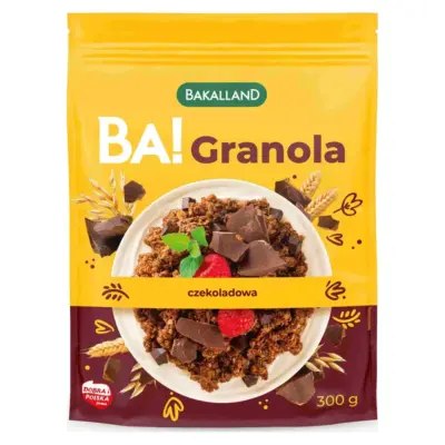 Гранола шоколадна Bakalland Ba! Granola Czekoladowa 300г Польща