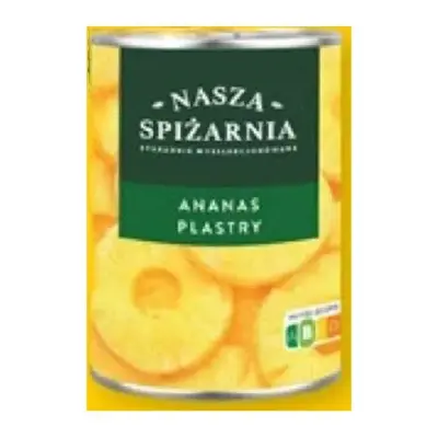 Ананас скибочками у сиропі Nasza spizarnia 565/340г Польща
