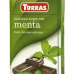 Шоколад без цукру Torras чорний із м'ятою Іспанія 75г