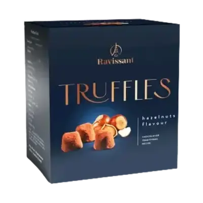 Цукерки Трюфельні зі смаком фундуку Ravissant Truffles 175г Польща