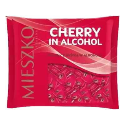Шоколадні цукерки Вишня у лікері Mieszko Cherry in Alcohol 1кг Польща