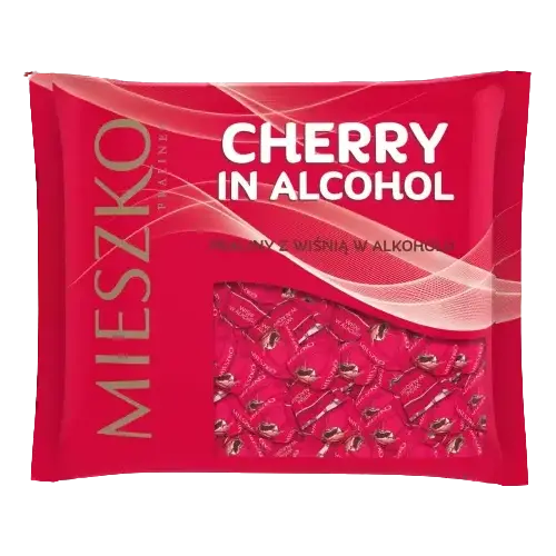 Шоколадні цукерки Вишня у лікері Mieszko Cherry in Alcohol 1кг Польща