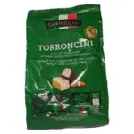 Цукерки нуга з мигдалем у білому та чорному шоколаді GustoBello Torroncini 180г Італія