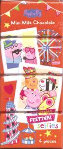 Набір міні-шоколаду Mini Milk Chocolate peppa Pig (4х20г) 80г Польща
