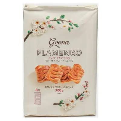 Печиво Шарєні подушечки зі фруктовим смаком  Cushions ТМ Grona (8*41 г) 328 г Україна