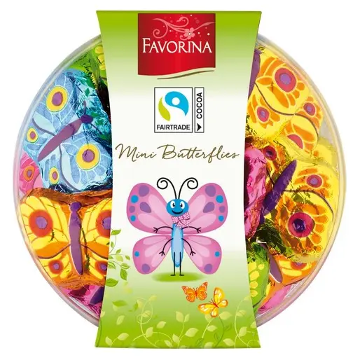 Набір Шоколадних Міні Метелики Favorina Mini Schmetterling 125г Німеччина