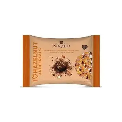 Цукерки шоколадні Я Люблю Фундук та Злаки Socado I lave Hazelnut and cereals 1кг Італія