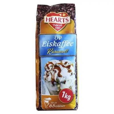Кавовий напій Холодна кава Карамель Hearts Eiskaffee Karamell 1кг Німеччина