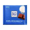 Шоколад молочний 35% какао RITTER SPORT Edel-Vollmilch Німеччина 100 г