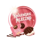 Ванільний зефір у шоколаді Wawel Krolewskie Mleczko Vanilowe 300г Польща