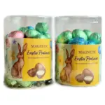 Шоколадні яйця Асорти з начинкою Magnetic Easter Pralines choco-strawberry&vanilla-crisps 410г Польща