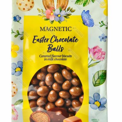 Карамельне печиво-драже у молочному шоколаді Magnetic Easter Chocolate Balls 260г Польща